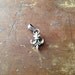 sterling silver fleur de lis / a pendant