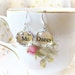 Mr Darcy earrings. Pride and Prejudice Jane Austen. Sterling Silver. Vintage Book Page Text. Jewellery by dspdavey on Etsy