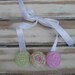 ON HOLD for Stephanie-Tinkerbell rosette necklace