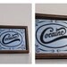 COCAINE vintage mirror with wood frame 1970s