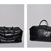 vintage leather CARRY-ON tote shoulder luggage bag overnight duffle duffel