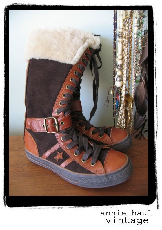 converse lace boots