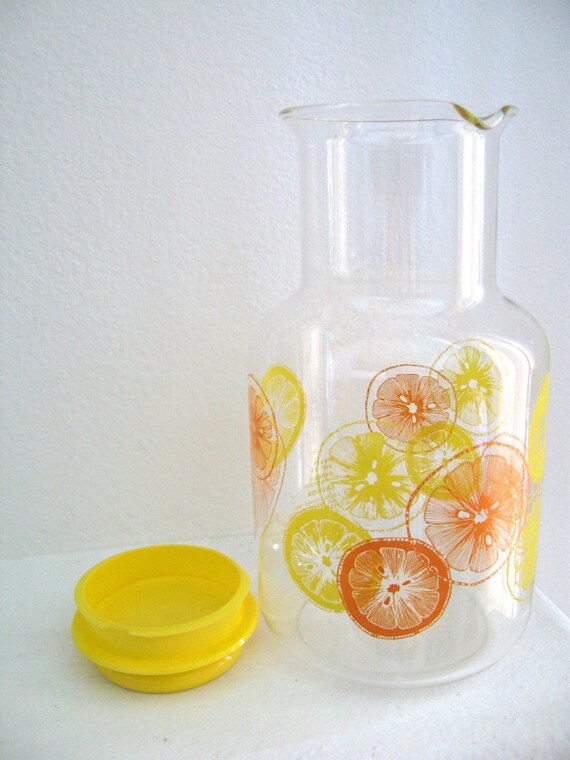 Orange and lemon juice jug