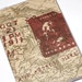 Passport Cover - Stamped Map
