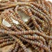 10/0 Czech Glass Seed Beads- Honey Ghost Picasso (12/12")