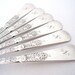 Antique N Monogram Teaspoons, Unique 1879 Pattern by Reed & Barton, Silverplate Set of 6