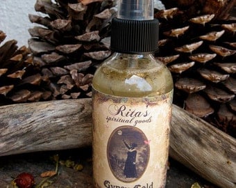 Rita's Gypsy Gold Spiritual Mist Spray - Draw in Money from Unexpected Places - Hoodoo, Pagan, Witchcraft