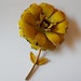 Shabby Chic Yellow Green Flower Pin