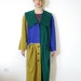r e s e r v e d for valjomi527 Vintage coat / oversized color block 1980s overcoat / size L