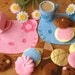DIY felt Lovely Cookie set and cups,place mat--PDF Pattern via Email--F20
