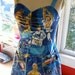 Original Star Wars Pin Up Apron Cut Dress- Upcycled OOAK