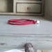 Red bracelet uni sex classic for luck fashion evil eye protecting daily silver cube button