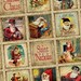 Old St. Nick / St. Nicholas / Santa Claus - 1x1 Inch Square Tiles Digital JPG Collage Sheet