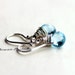 Blue Topaz Earrings Sterling Silver and Blue Gemstone December Birthstone Blue Gemstone Earrings