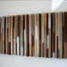 Modern King Headboard - Wood Sculpture