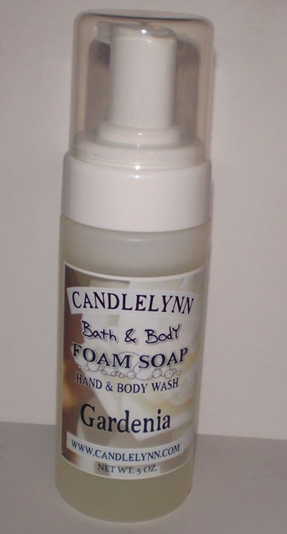 5 oz GARDENIA Foaming Hand Soap & Body Wash