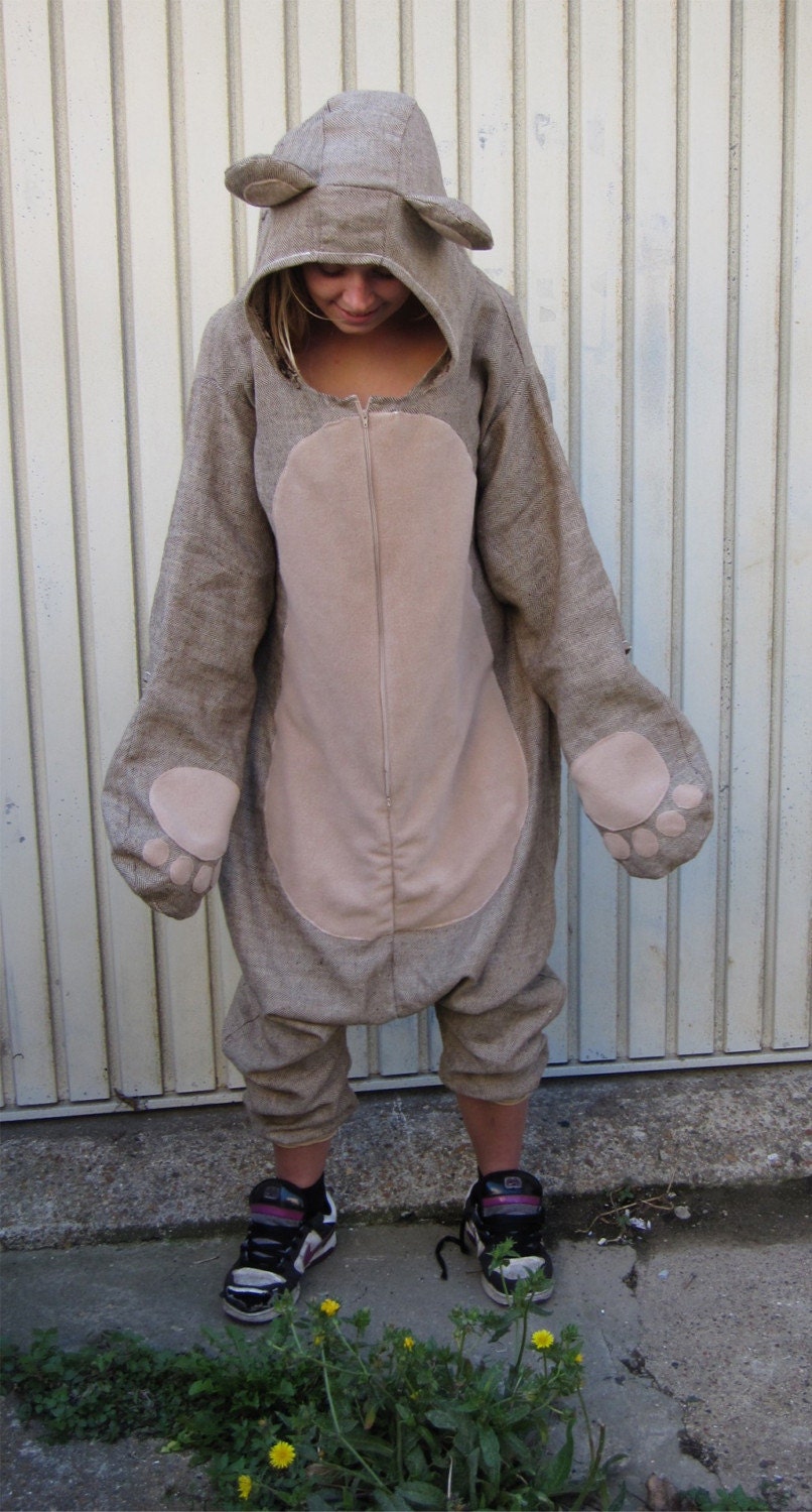 onesie made into teddy bear