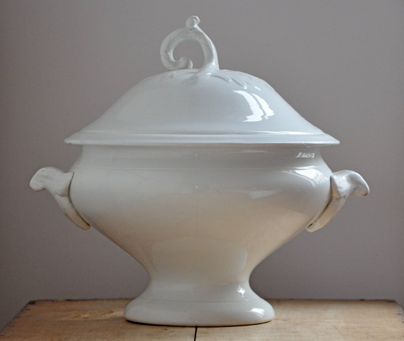 antique french soup tureen