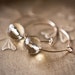Simple 14K Gold Filled Hoops Earrings Lemon Quartz yellow tbteam rusteam