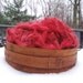 ALPACA Felting Fiber - 1 Ounce Tomato