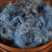 Suri Alpaca Locks, 6", Hand Dyed, 2 Ounces, Bluegum