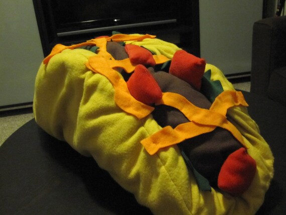 giant taco plush