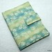 Passport Cover, Document Holder, Line Green and Blue