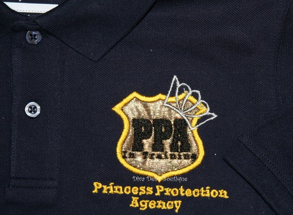 Items similar to Princess Protection Agency badge with ...