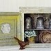 Vintage Metal Bread Display Cabinet Petite Size