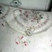 Shabby Chic Pillow Envelope Style with Pink Roses and Romance