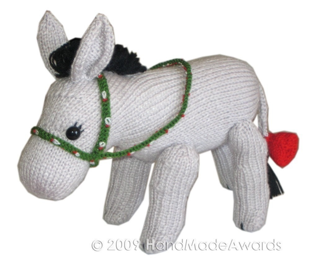 Lovely DONKEY Pdf EMAIL Knit PATTERN