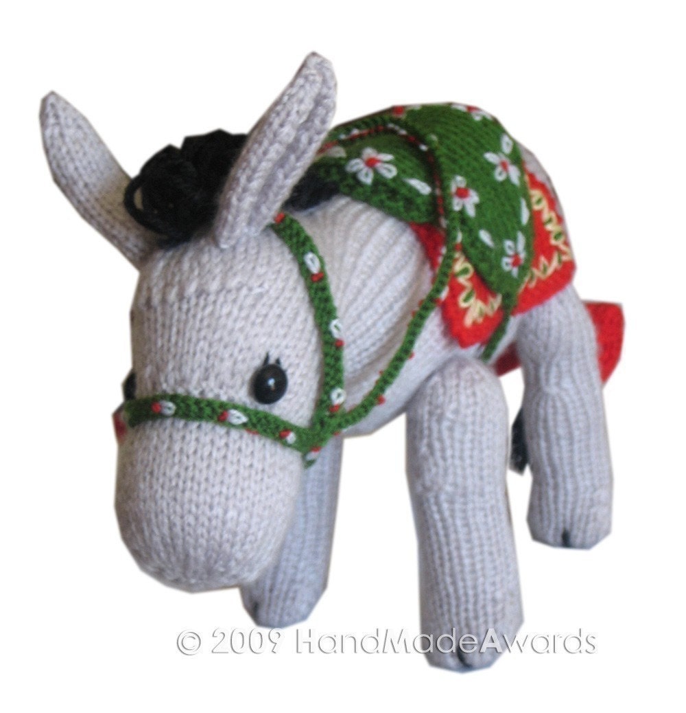 Lovely DONKEY Pdf EMAIL Knit PATTERN