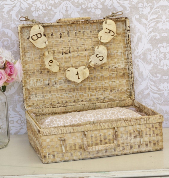 Items similar to Baby Infant Photo Prop Basket With Personalized Sign Rustic Shabby Chic on Etsy