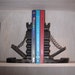 Vintage Medieval Renaissance Castle Drawbridge Wood Bookends - Made in Spain