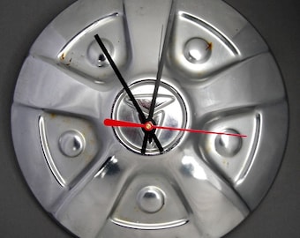 Vintage 1971 - 1983 Toyota Pickup Truck Hubcap Wall Clock - Hilux