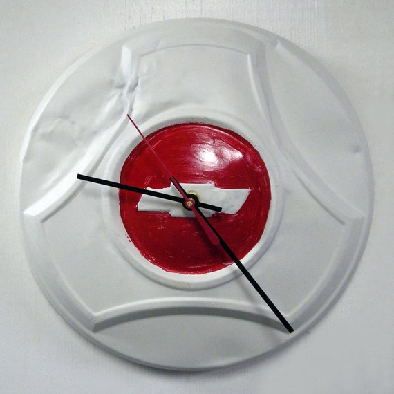 1964 1966 Chevy Pickup Hubcap Clock Retro 1965 Chevrolet