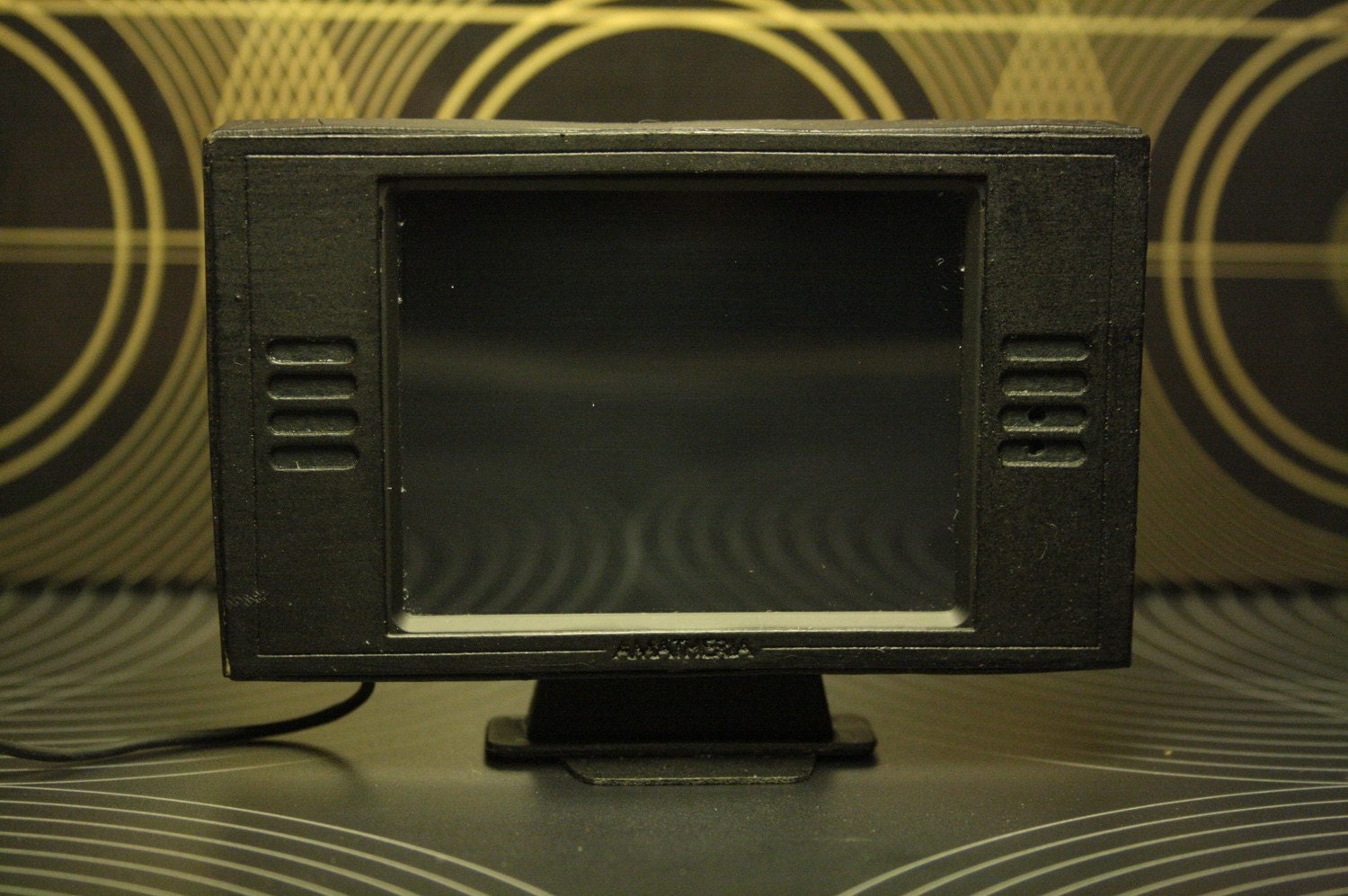 Dollhouse miniature working TV
