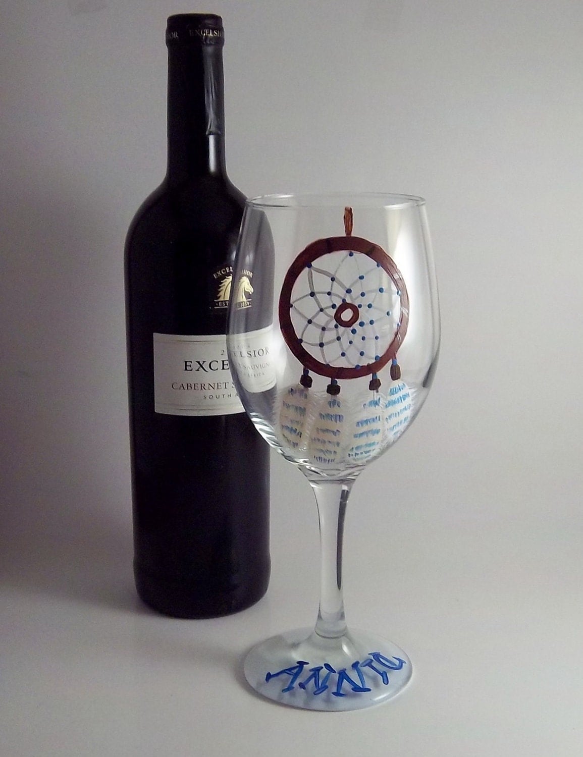 Dream Catcher Wine Glass