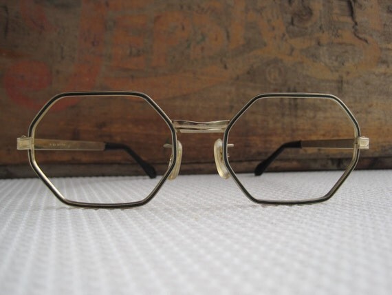 Vintage Octagon Eyeglass Frames