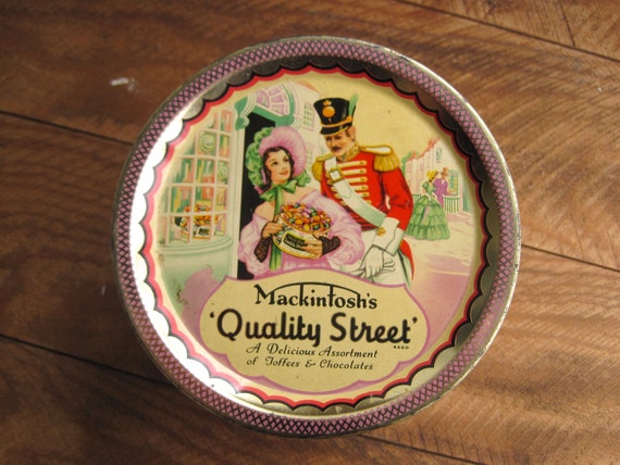 Vintage Mackintosh's Quality Street Candy Tin Made in