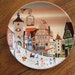 Vintage Poole Pottery England Bavarian Scene Transfer Decorative Plate