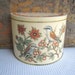 Vintage Birds and Berries Half Round Tin by Daher