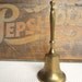 Vintage Brass Bell Made in India Perfect for Teacher's Desk