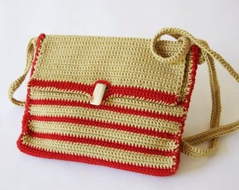 Dindin -------- Cotton. Purse--Red---Green
