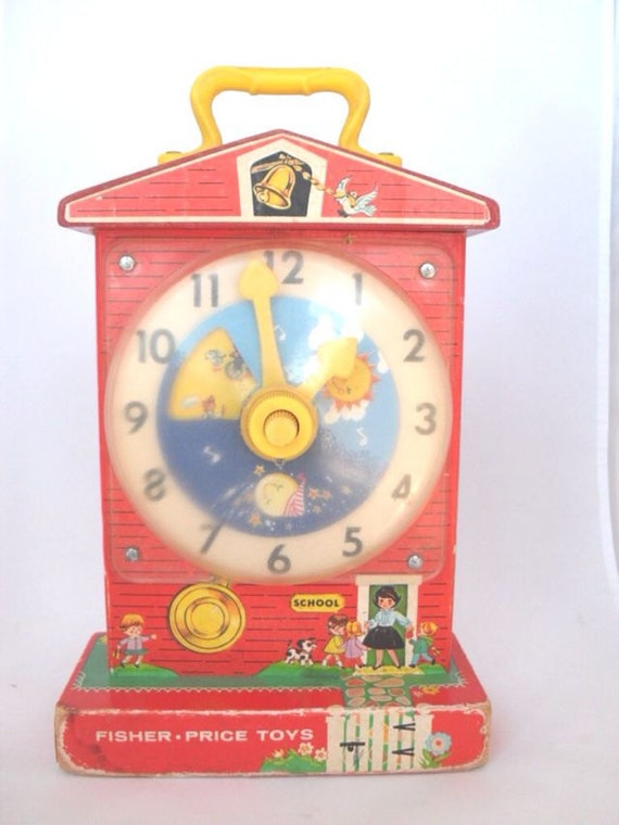 Fisher Price Toy Tick Tock Teaching Clock by FlyingAce on Etsy