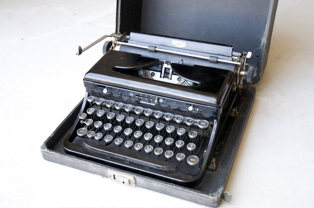 Vintage Royal Portable Manual Typewriter Needs by FlyingAce