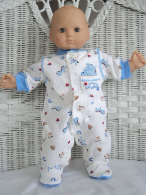 Bitty Baby Boy Cowboy Footed Pajamas