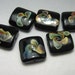 Lampwork Bead Set, Raku