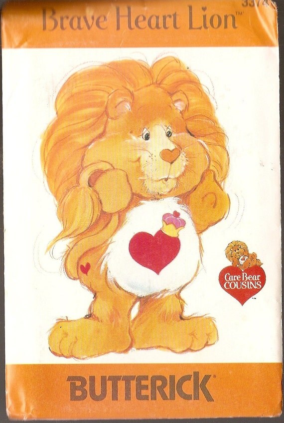 care bears brave heart lion