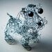 Mini Schnauzer Wire Sculpture Portrait